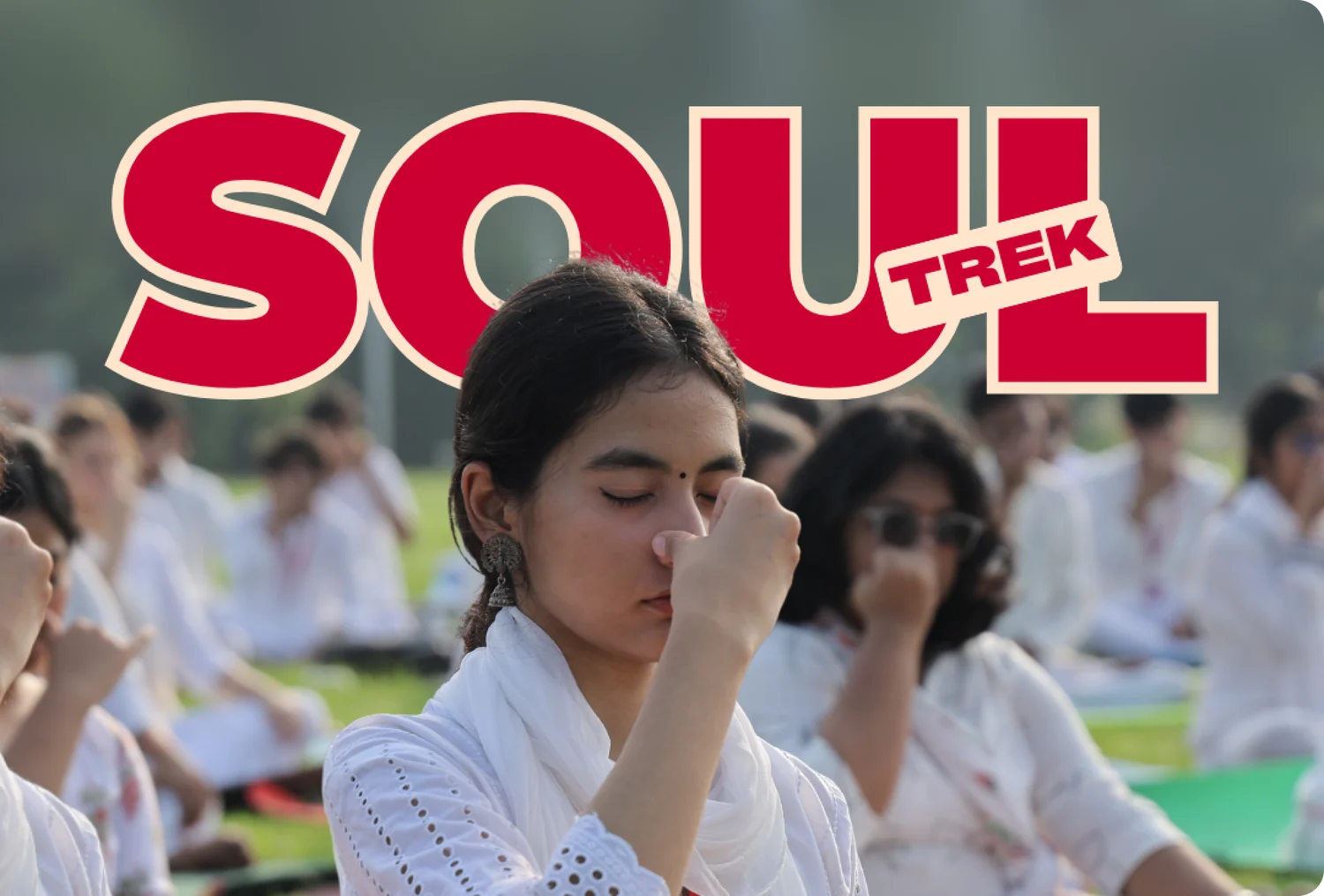 Rishihood students taking part in the Soul Trek foundation experience
