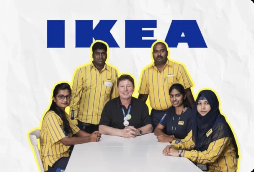 Rishihood students exploring design and business during an industry visit to IKEA